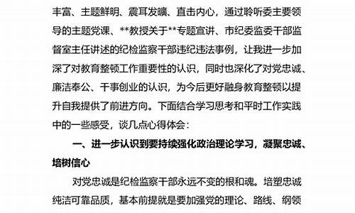 队伍教育整顿个人心得体会_队伍教育整顿个人心得体会2020