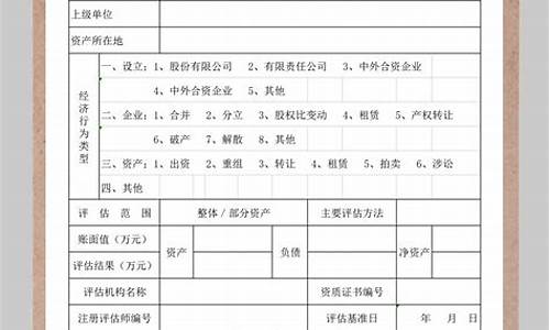 资产评估报告_资产评估报告内容包含哪些