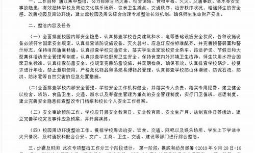 隐患整改方案内容_隐患整改方案